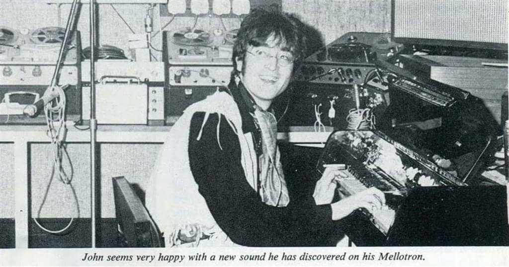 beatles strawberry john mellotron