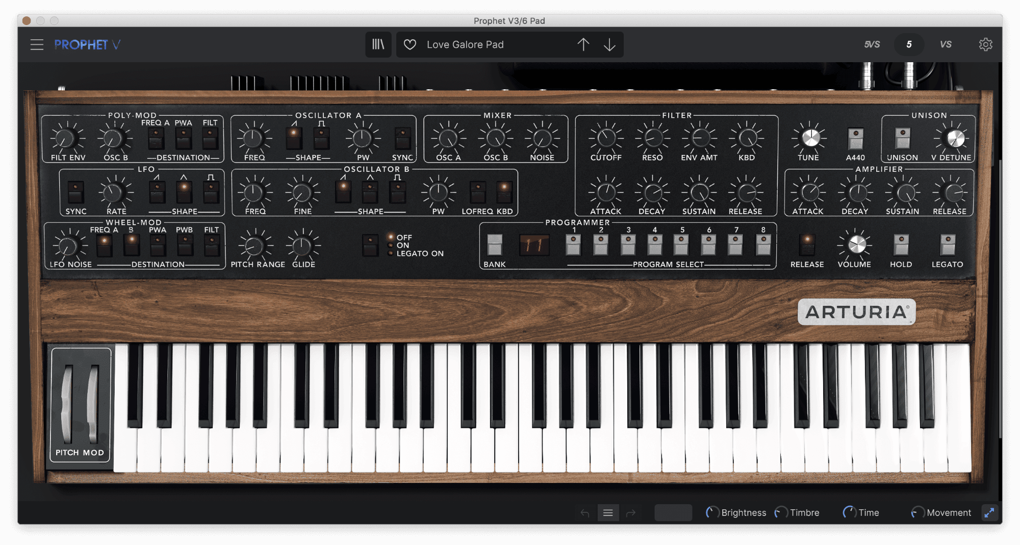 sza synths love galore pad