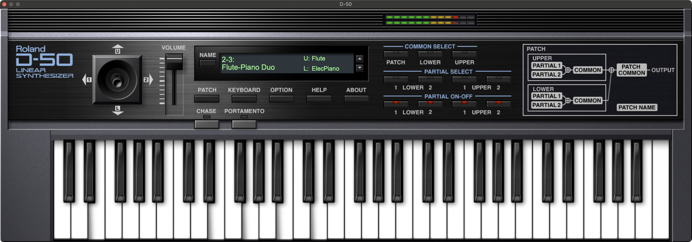 Roland D-50 settings for the chord synth sound in "Call Me Up" by Homeshake.